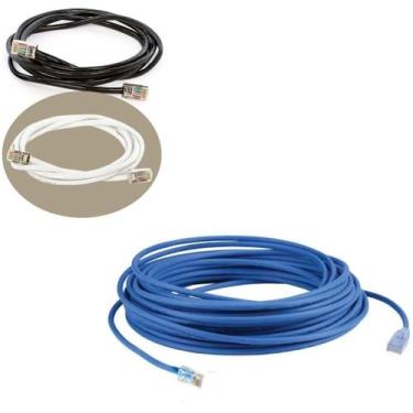 Imagem de Cabo De Rede 20 Metros Rj45 Crimpado Cftv Internet Lan - ChipSCE