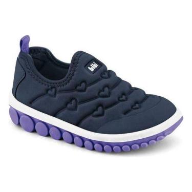 Imagem de Tênis Infantil Menina Bibi Roller 2.0 Naval Violet Prático -, Azul, Es