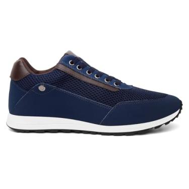 Imagem de Tênis Masculino Sapatênis Casual Social Esporte Confortável Macio Elegante (Azul Marinho, BR, Adulto, Numérico, 41)