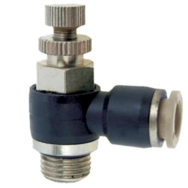 Imagem de CONEXÃO REGULADOR DE FLUXO ENGATE ROSCA 1/4 X TUBO 6mm - AKME