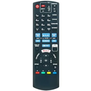 Imagem de Controle remoto de substituição N2QAYB001206 aplicável para Panasonic Blu-ray Disc Player DP-UB820 DP-UB820-K