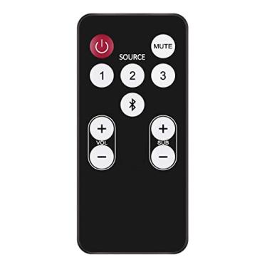 Imagem de ALLIMITY RE15031 Controle remoto de substituição compatível com Polk Audio Surroundbar 6500 6000 5000 3000 9000 SB5000IHT 6500BT 2000 4000 HI-FI Home Cinema System