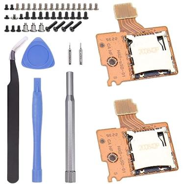 Imagem de IKPEK Substituição de leitor de cartão micro SD 2 peças para Nintendo Switch HAC-SD-01, placa de leitor de soquete de cartão de memória TF para console NS