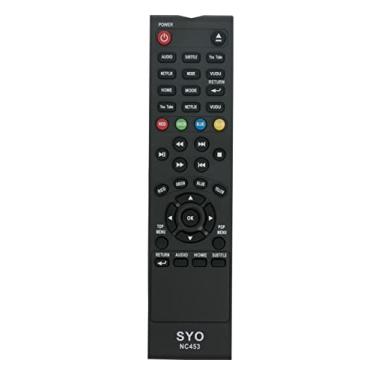 Imagem de Substituição de controle remoto NC453UL NC453 compatível com Sanyo Blu-ray Disc DVD Player FWBP706FC FWBP706F FWBP706FA com teclas You-Tube Netflix Vu-du, subcontrole remoto NC451 NC451UH NC450