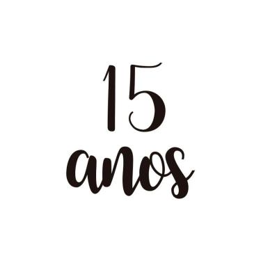 Imagem de Adesivo Para Balão 15 Anos