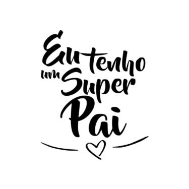 Imagem de Adesivo Para Balão Eu Tenho Um Super Pai
