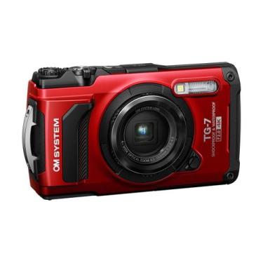 Imagem de Câmera Digital Om System Tg-7 4k 12mp - Preta - olympus, Vemelho