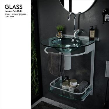 Imagem de Bancada para Banheiro com Cuba Mold Silver