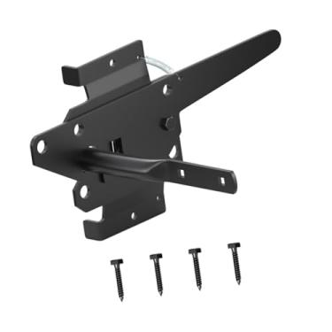 Imagem de IEUDNS Trava de portão com mola de montagem em poste, trava de portão de cerca de gramado, de porta para portões de piscina, quintal externo, cerca, Style a