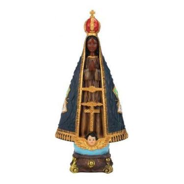 Imagem de Imagem Nossa Senhora Aparecida 50cm Resina - Skin Zabom, Realista