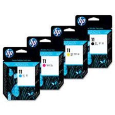 Imagem de Cabeça De Impressão Hp 11 Kit 4 Cores