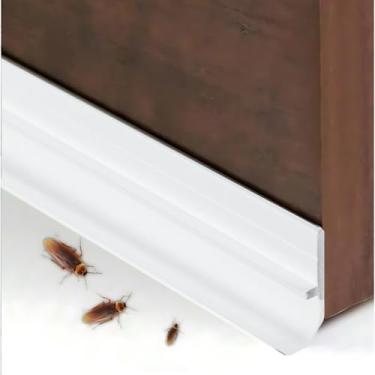 Imagem de 3 Veda Porta Tira Vedação Adesiva P/Isolamento Insetos 1m