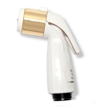 Imagem de Duchinha Gatilho Para Ducha Activa Deca Branca Com Dourado - 4906000