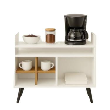 Imagem de Buffet Aparador Cantinho Café Gourmet Barzinho Retro(BRANCO NATURE)