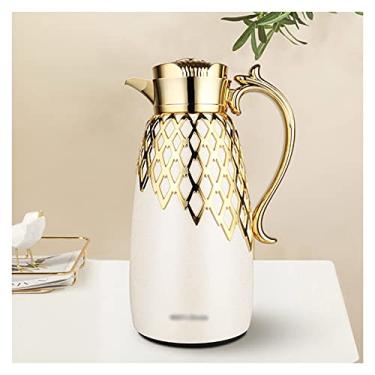 Imagem de Chaleira de chá portátil, café, viagem, água, garrafa térmica de 1,5 litros, jarro térmico (cor: A) (A)