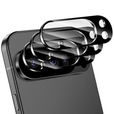 Imagem de Pacote com 3 para protetor de lente de câmera Google Pixel 10 Pro XL, dureza 9 de vidro temperado, protetor de tela de alta definição antiarranhões para Pixel 10 Pro XL