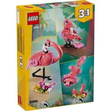 Imagem de Lego Creator 3 em 1 Animais Selvagem: Flamingo Rosa 31170