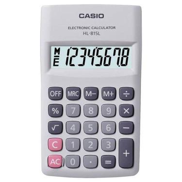 Imagem de Calculadora De Bolso 8 Digitos Branco - Hl-815l-we