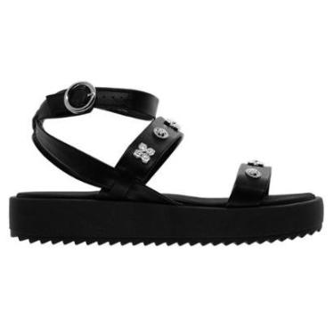 Imagem de Sandália Papete Feminina Moleca 5489.120 Preta-Feminino