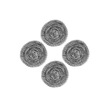 Imagem de Bucha Aco Esponja kit 4 Lava Loucas Abrasivo Limpeza Cozinha Panela Prato Nao Enferruja