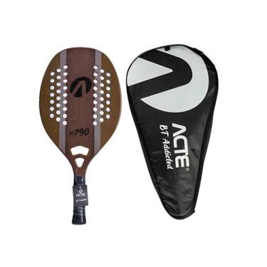 Imagem de Kit Raquete + Capa Beach Tennis 100% Carbono EVA 50cm BT79 - Acte Spor