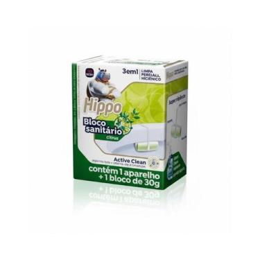 Imagem de Bloco Sanitário Aparelho + Refil Citrus 30G Hippo