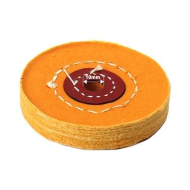 Imagem de Conjunto De Rodas De Polimento De Cerâmica E Feltro De Nylon De 75mm P