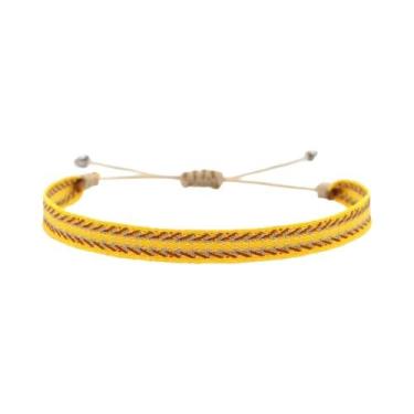 Imagem de Pulseira Boho Hippie Trançada À Mão Para Mulheres E Homens, Pulseira D