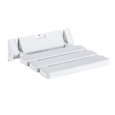 Imagem de Banco de Banheiro Plegável Parede com Capacidade 220 Lbs Assento Chuveiro Entrada Banho para Idosos Mulheres Grávidas Pacientes