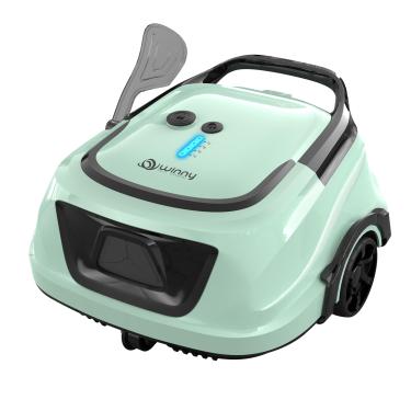 Imagem de WINNY POOL CLEANER Aspirador De Pó Robótico Sem Fio Para Piscina, Robô Limpador De Piscina Com 120 Minutos, Sucção Potente E Filtros Duplos, Carregamento Rápido De 2,5 Horas, Ideal Para Piscinas Pla