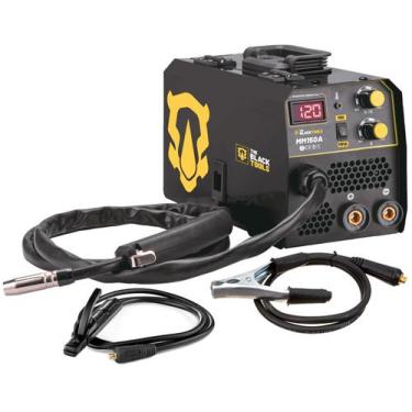 Imagem de Máquina Inversora De Solda Elétrica Portátil Mig Mma Eletrodo Mm150 Bi