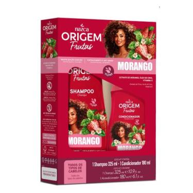 Imagem de Nazca Kit Origem Shampoo 325ml + Condicionador 180ml Morango