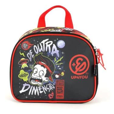 Imagem de Lancheira Infantil Térmica Enaldinho UP4YOU Escolar - - LUXCEL, Preto