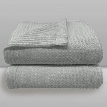 Imagem de Manta Bebê Termocelular Cubes - LAÇO BEBE, Cinza