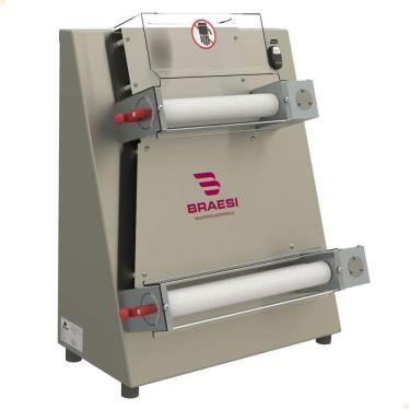 Imagem de Cilindro Modeladora Pizza Industrial Em Inox 40cm Bmpz-40 Braesi Bivolt