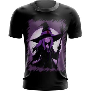 Imagem de Camiseta Dryfit Bruxa Halloween Púrpura Festa 14 - Kasubeck Store®, G