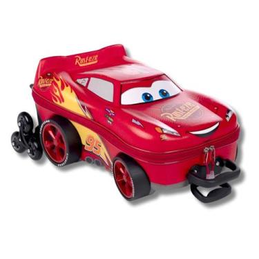 Imagem de Mochila De Carrinho Cars Mcqueen Infantil 3d Impermeável - Diplomata, 