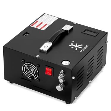 Imagem de Compressor de ar PCP 4500Psi 30Mpa alimentado por carro 12V DC ou casa 110V AC 500W/Conversor Paintball/tanque de mergulho Compressor Bomba