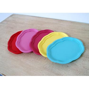 Imagem de 2 Bandejas Florence Coloridas 23 X 15 Cm