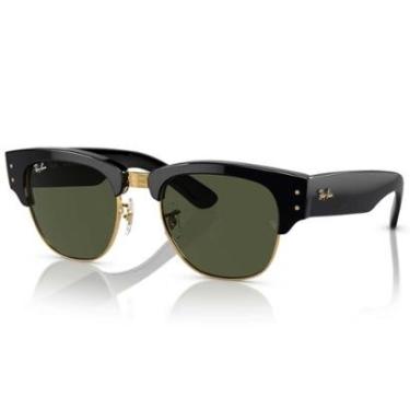 Imagem de Óculos de Sol Ray Ban Mega Clubmaster Black On Gold-Unissex