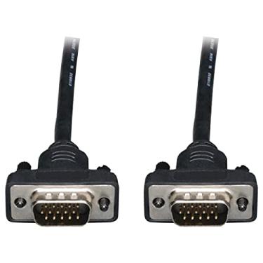 Imagem de Tripp Lite Cabo de monitor coaxial VGA de perfil baixo de alta resolução com RGB coaxial (HD15 M/M) 1,8 m (P502-006-SM)