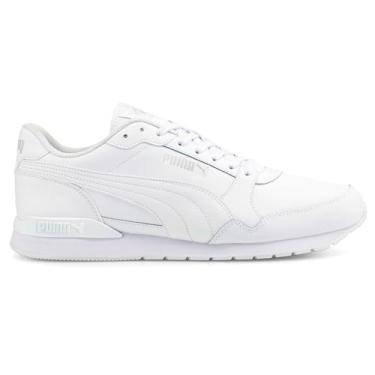 Imagem de PUMA St Runner V3 Tênis masculino casual com cadarço - branco - tamanho 44