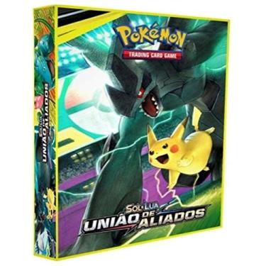 Imagem de Álbum Pokémon Pasta Tipo Fichário para Cards - SOL&LUA - União de Aliados