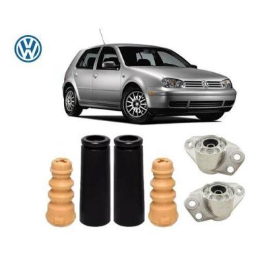 Imagem de 2 Kit Coxim Batente Coifa Amortecedor Traseiro Golf 2009 2010 2011 - A