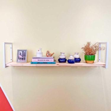 Imagem de Prateleira de Ferro e Madeira Industrial de Parede Style 1 Prateleira 