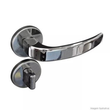 Imagem de Fechadura Vic Cromado Premium Banheiro - Pado