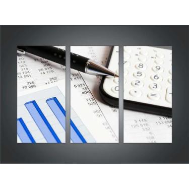 Imagem de Quadro Decorativo Contabilidade e Economia Profissão Salas Decorações 