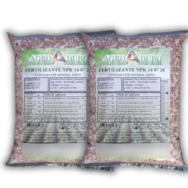 Imagem de Fertilizante Npk 14 07 28 - 2kg Para Bananeira Abacaxi Manga - AGROADU