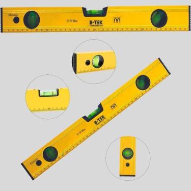 Imagem de Nível Alumínio 16 Polegadas Com Bolhas Vertical Horizontal - B-TEK