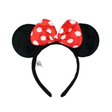 Imagem de Tiara Laço Vermelho Orelhas Minnie Disney - Taimes